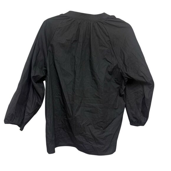 Joes black quarter sleeve blouse size medium - Picture 2 of 5